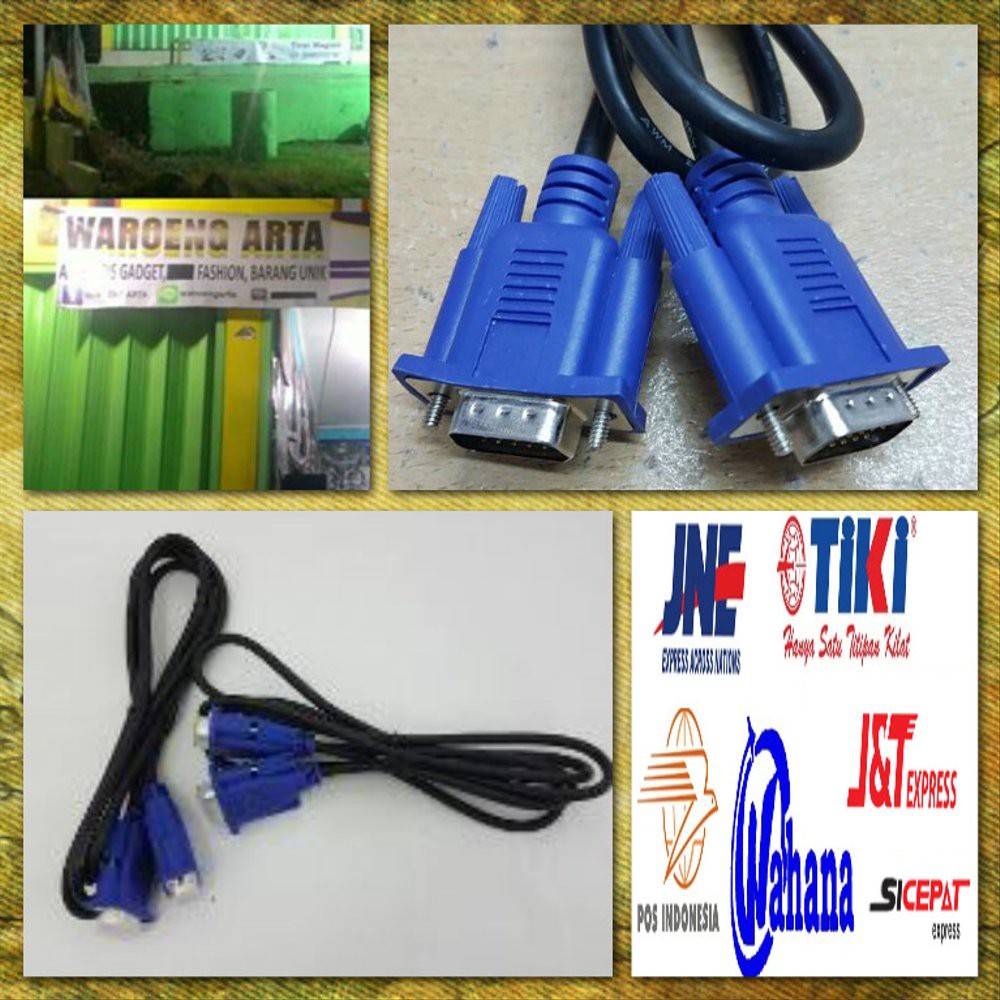 Kabel VGA Monitor PC Laptop