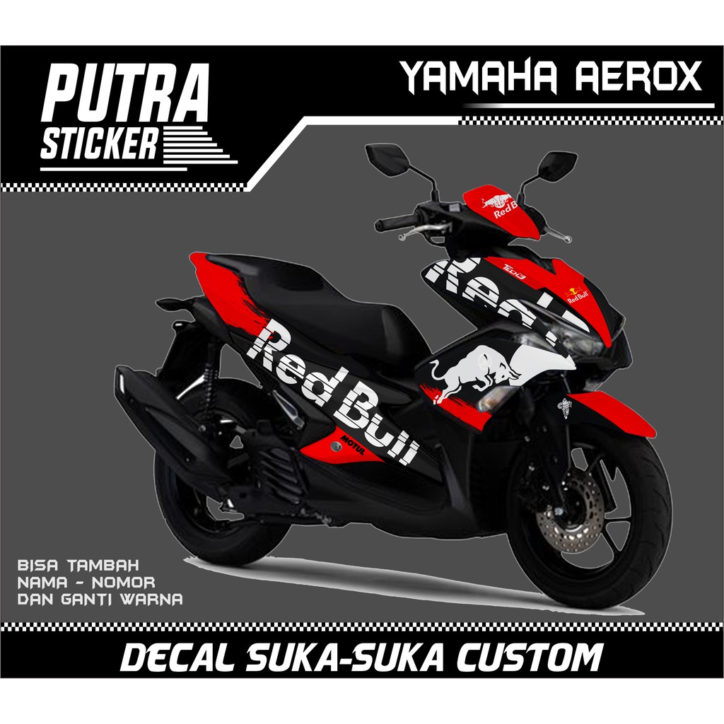 Sticker Aerox 155 Full Body, Decal Sticker Aerox 155