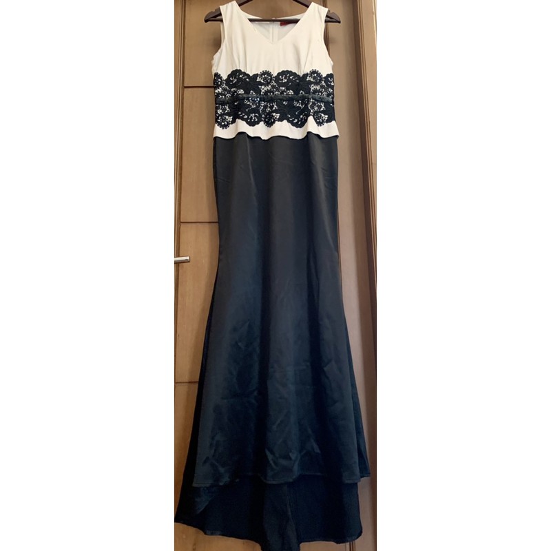 preloved dress solemio/ gaun pesta/ baju lebaran