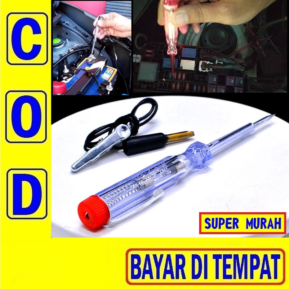 37i Testpen Dc Tespen Aki Accu Motor Mobil Taspen