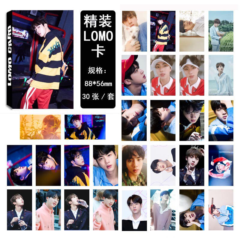 [BS] BISA COD 30pcs Lomo Card Photo Card BTS BASKET BT21 Jungkook V KPOP - KP241