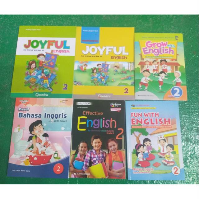 Harga satuan buku teks bahasa Inggris k13 untuk SD/mi kelas 2 Edisi terbaru