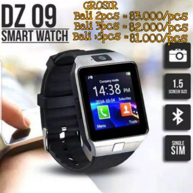 Smartwatch U9 DZ09 Smartwatch DZ09 Support Sim Card & Memory Card Jam Tangan Android