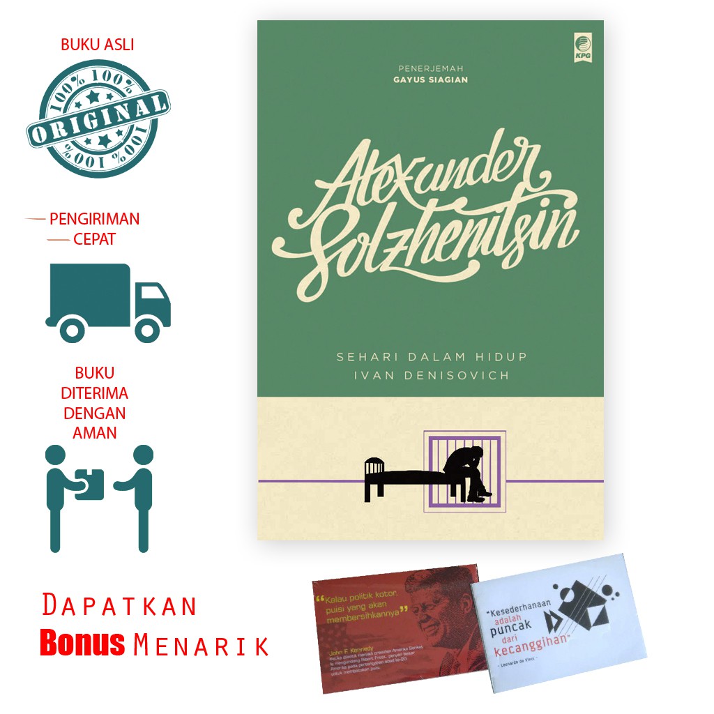 Buku Alexander Solzhenitsyn -   SEHARI DALAM HIDUP IVAN DENISOVICH