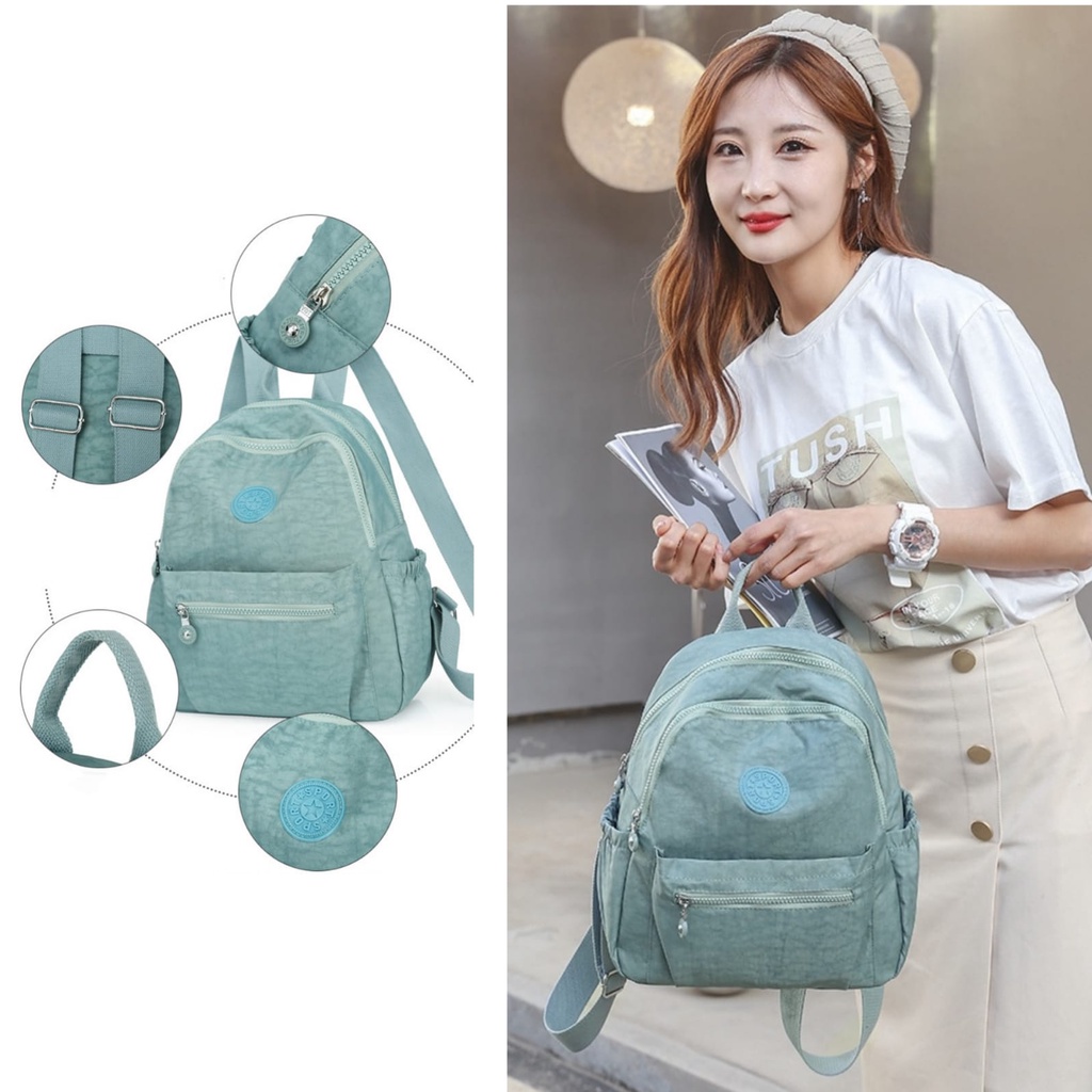 TAS RANSEL WANITA ANTI AIR IMPORT TOSCA JOLBY TA553B3 BACKPACK KOREA PUNGGUNGCEWEK GENDONG  MINI BATAM SEKOLAH KULIAH KERJA  FASHION PREMIUM KEKINIAN REMAJABRANDED