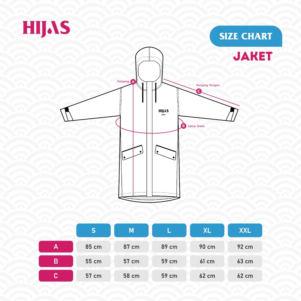 JAKET CASUAL/ MANTEL CASUAL/ JAKET PARASIT - HIJAS