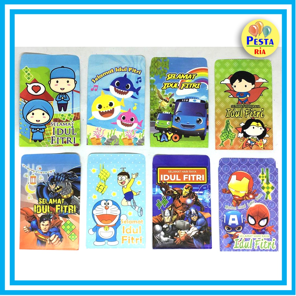 

Murah!! (1Pak isi 10Pcs) Amplop Idul Fitri (10X7cm) M,Amplop Lebaran Idul Fitri, Angpao Karakter Cowok Cewek, GROSIR READY STOK nara