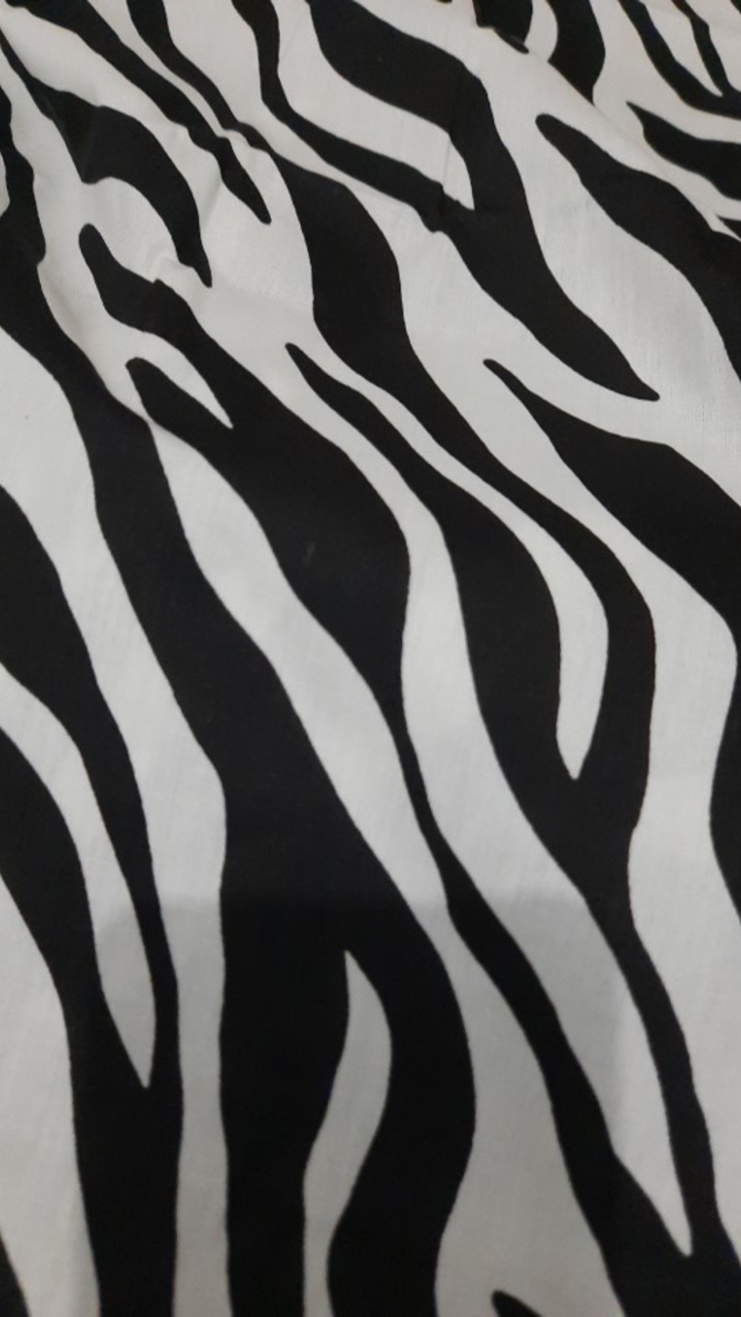 Bahan Kain Sprei Meteran Katun Lokal Cvc Star Motif Loreng Zebra