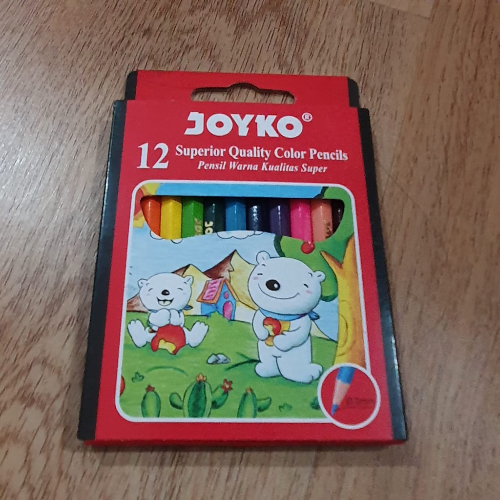 PENSIL WARNA JOYKO PENDEK 12 WARNA JOYKO / PENSIL WARNA PENDEK 12 WARNA JOYKO