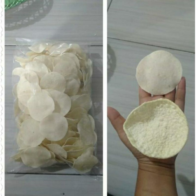 

krupuk kentang mentah