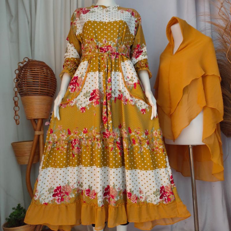 SET HIJAB/SET SYAR'I MONALISA ORIGINAL MODEL SAKU