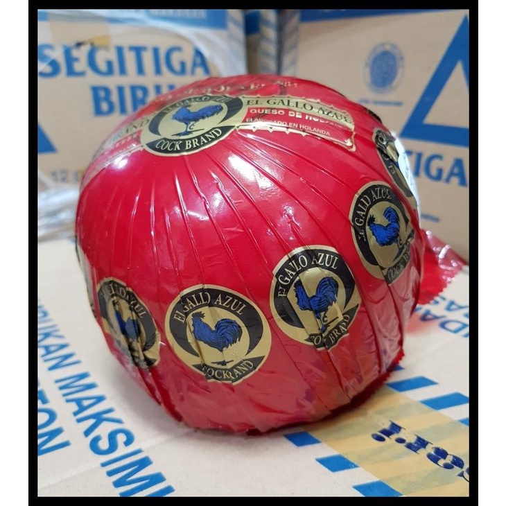 

KEJU EDAM / BOLA AYAM EMAS 1.6 KG IMPORT HOLLAND KODE 242