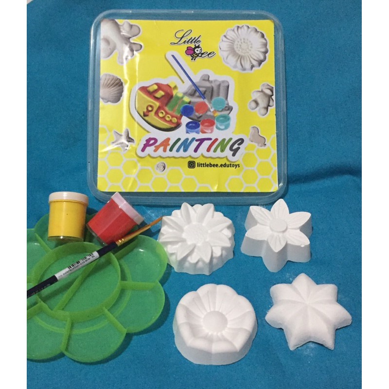 PAINTING GYPSUM FLOWER