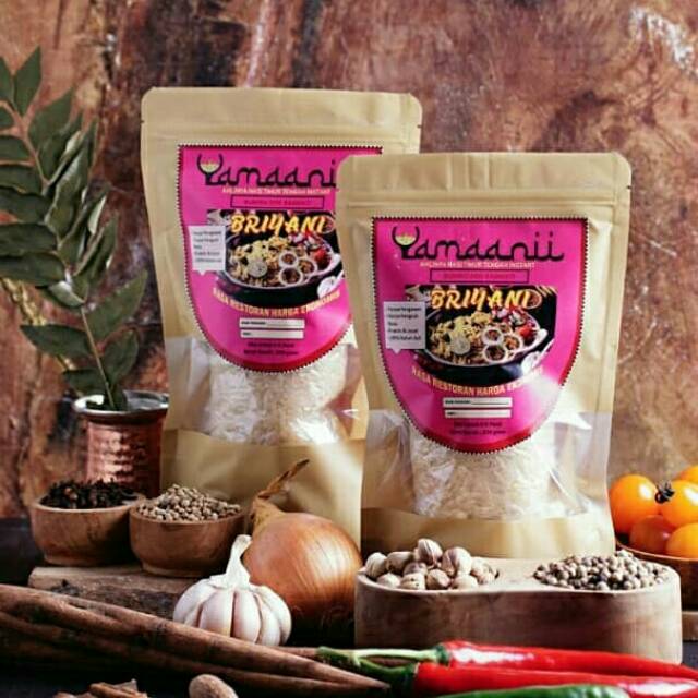 

Nasi biryani, basmati instan, beras instan, yamaani, nasi timur tengah, masak ala resto arab