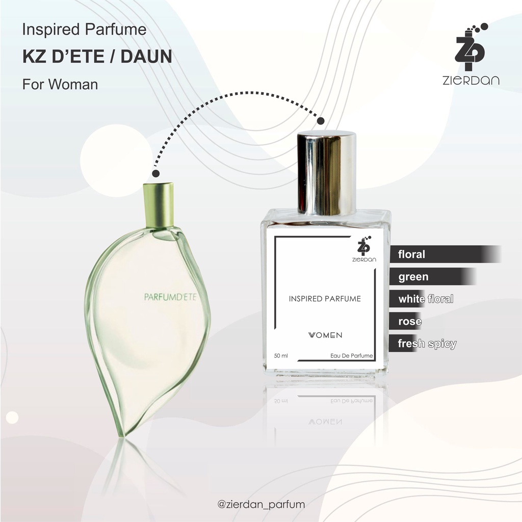 Zierdan Inspired Parfum Kz D'ete / Daun Parfume Farfum Minyak Wangi Tahan Lama Wanita Cewek