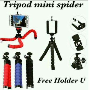 Mini Tripod Spider Fleksibel Holder U Medium Tripod  Mini Octopus