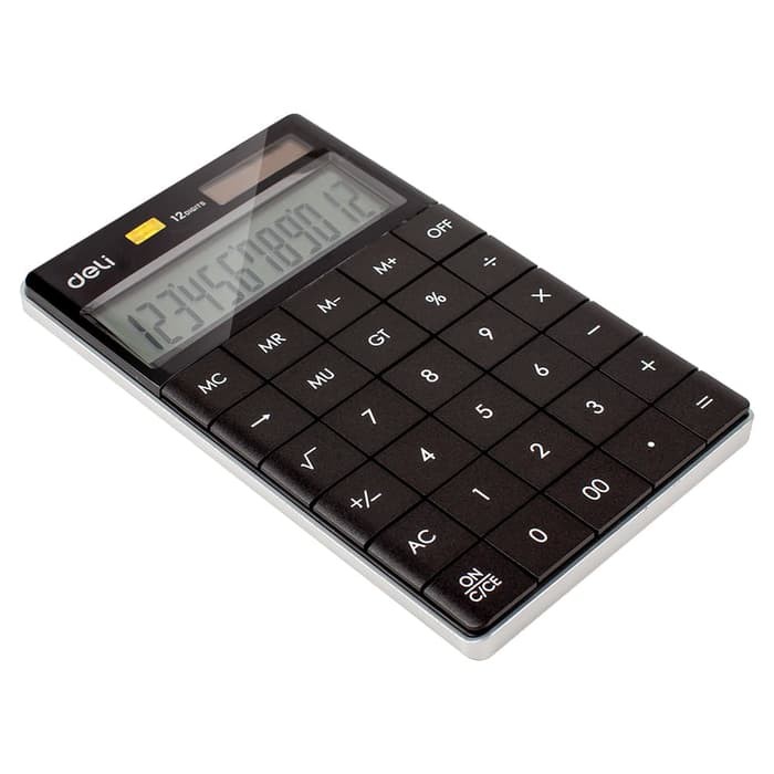 

Promo Deli E1589P Calculator/Kalkulator-Modern Calculator 12-digit Elegan