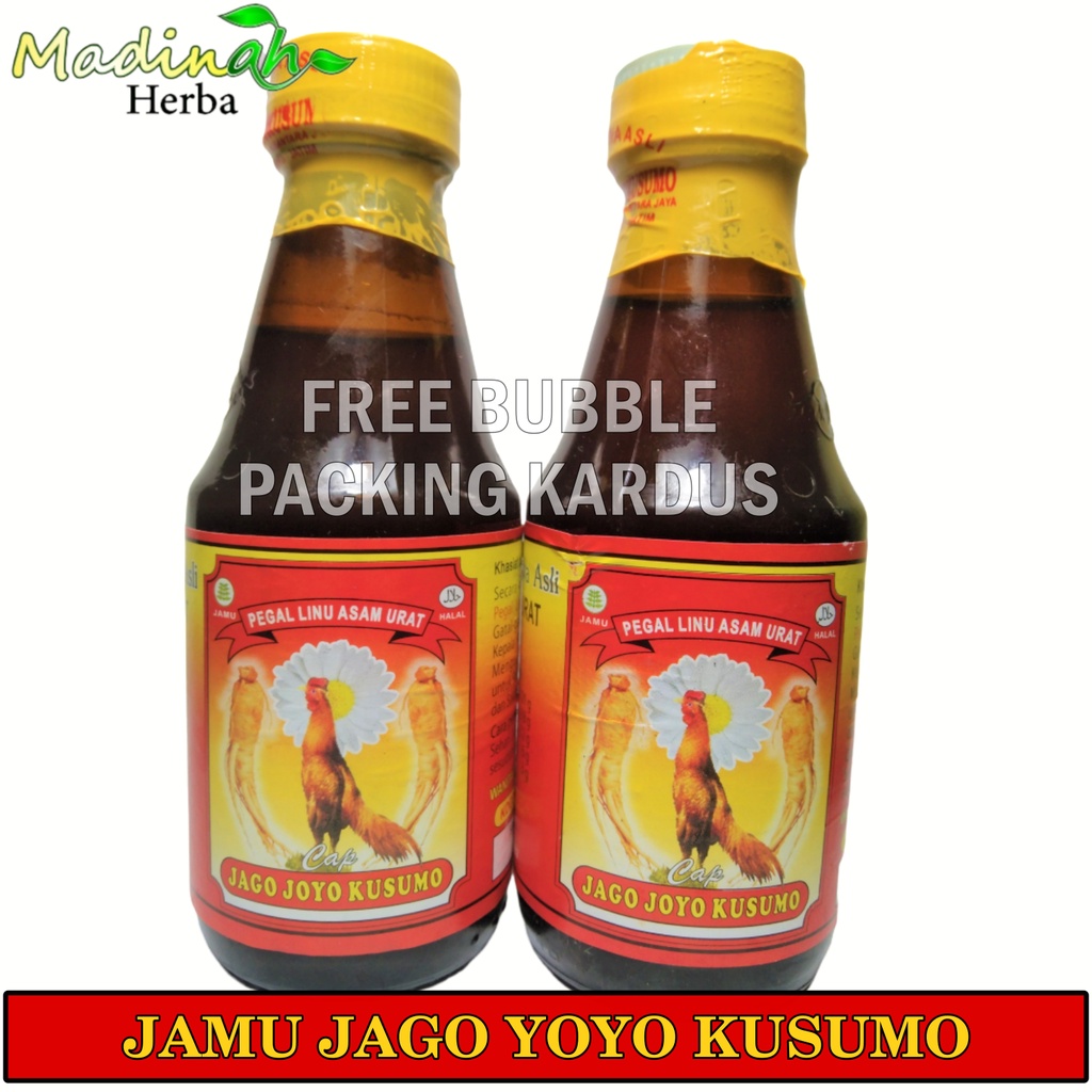JAMU JAGO JOYOKUSUMO Pegal Linu Nyeri Asam Urat Asli 150 ml