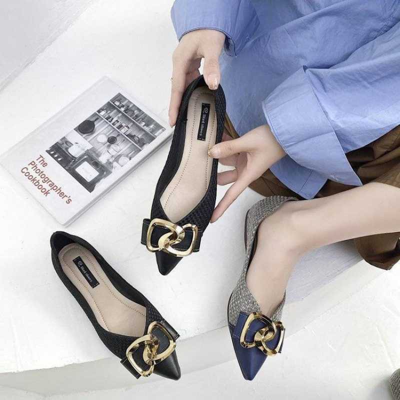 RYS - Versatile Lovy Sepatu Loafers Wanita Fashion Casual/Kantoran - Ori Import