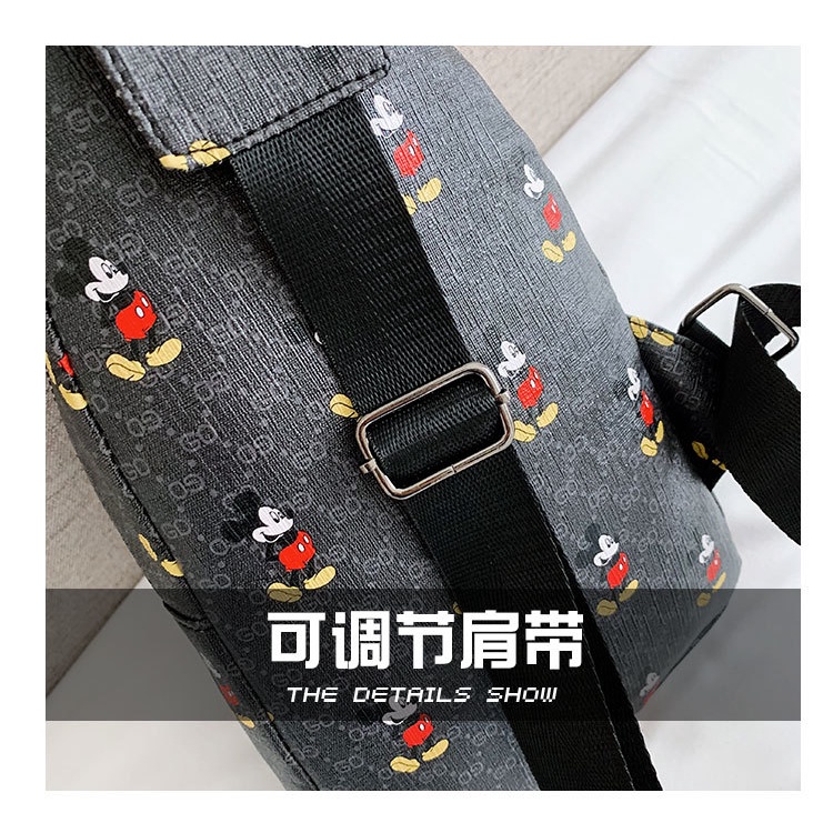 Tas Selempang Wanita Tas Import Waist Bag Wanita Sling Bag Wanita Karakter PU Leather Azgalery T205