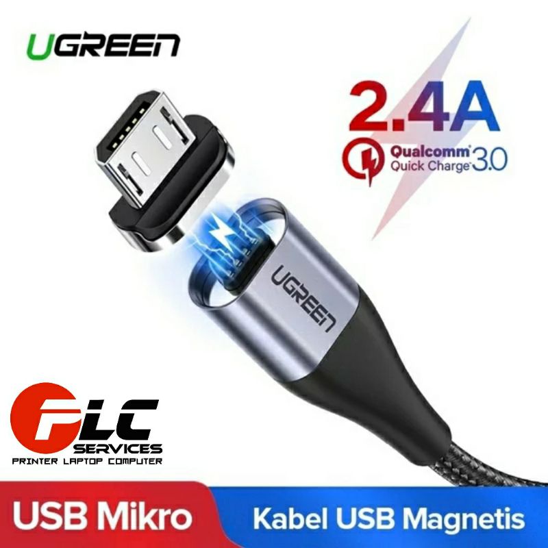 Ugreen magnetic Cable Kabel data Support QC. 3.0