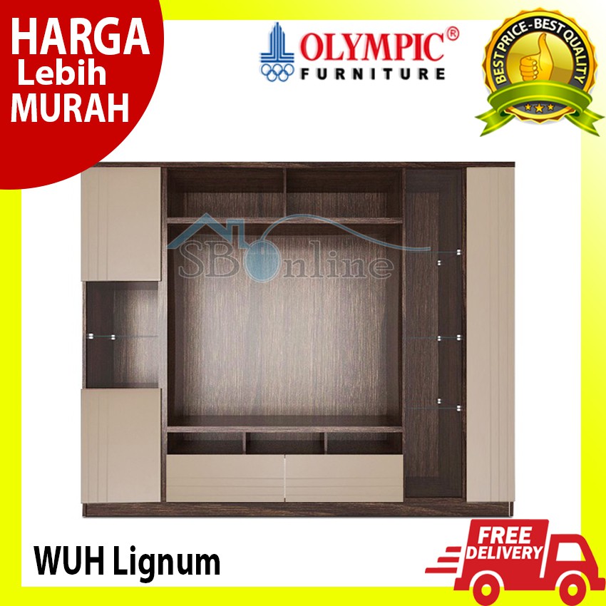 Olympic Gold Series Rak Lemari TV - Wuh Lignum