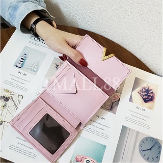 TMALL88-Dompet D43 Paragraf Pendek Dompet Wanita Import Real Pict