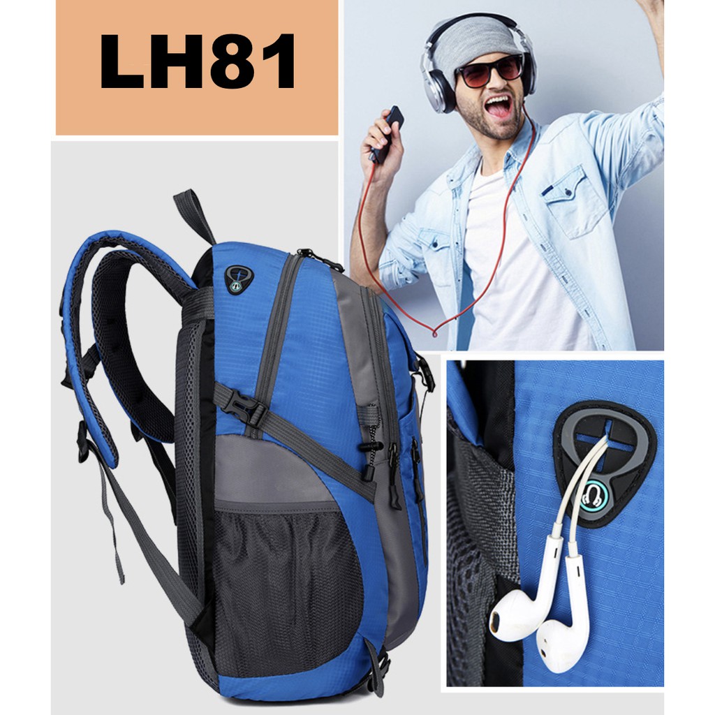 LH81 Tas Ransel Pria Tas Backpack Tas Travelling Tas Punggung Murah TKM