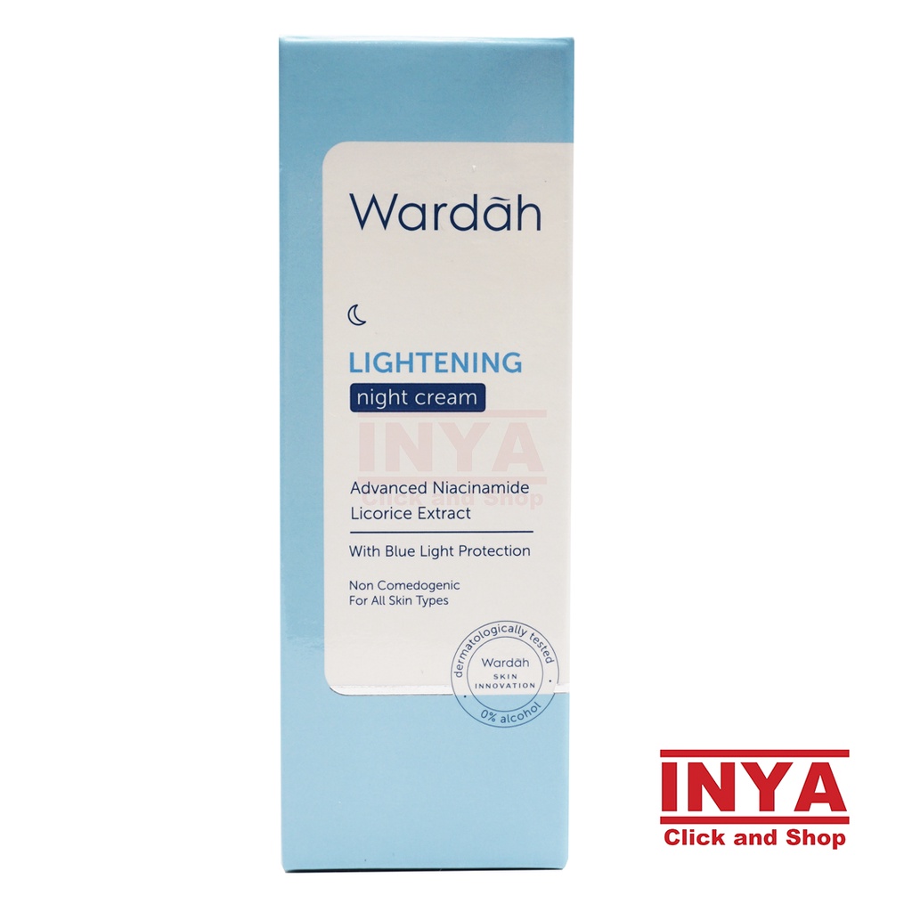 WARDAH LIGHTENING NIGHT CREAM 20ml - Krim Wajah Malam