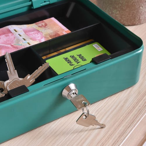 ACE Krisbow Cash Box 25 Cm - Hijau Lebar