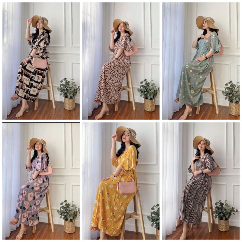 DRESS KIMONO KAREN BUSUI PANJANG RAYON VISCOSE