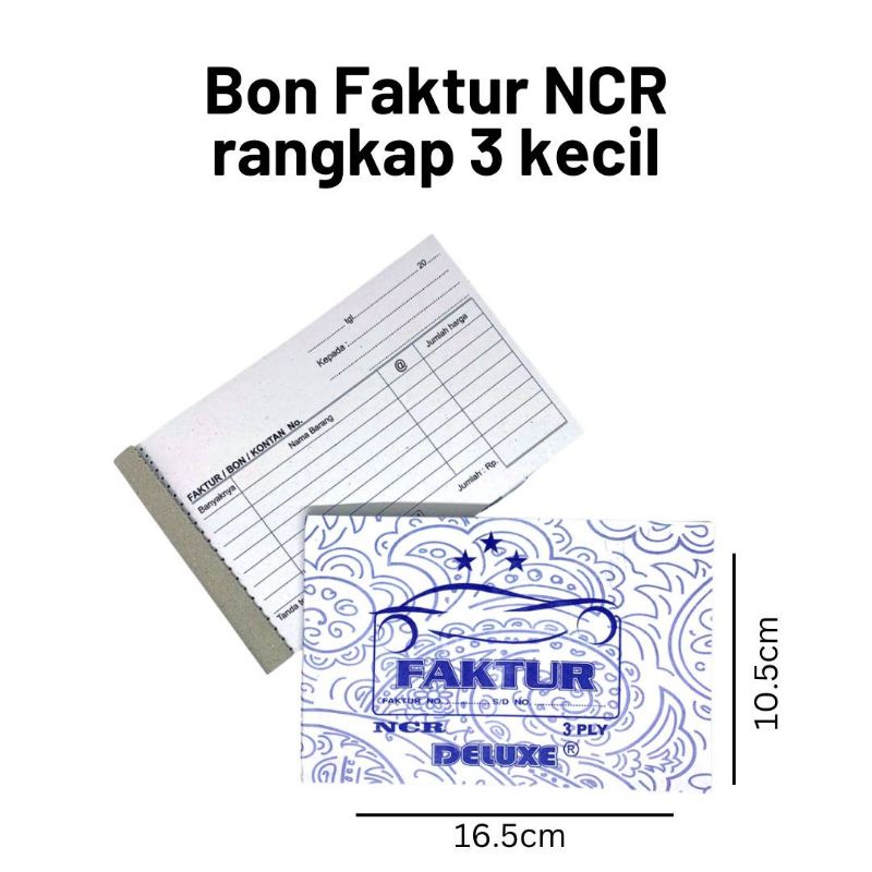 

Bon Faktur Rangkap 3 Kecil