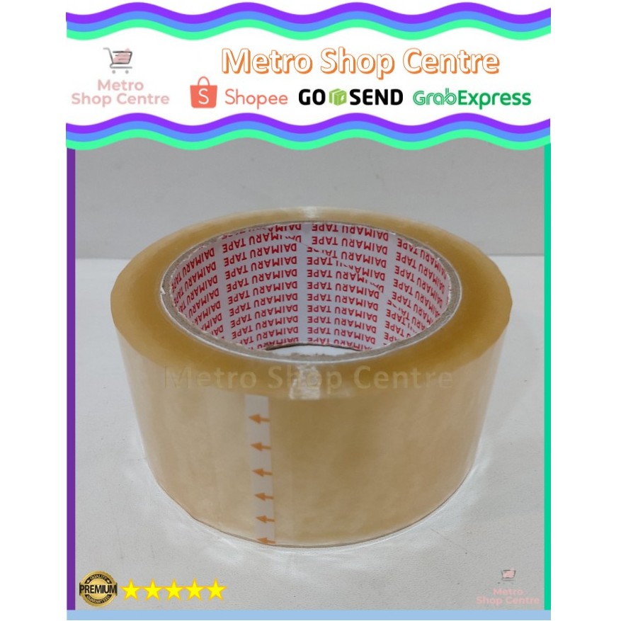 

Daimaru Tape - Lakban Bening / Transparan 48 mm (90 Yard) Eceran (1 Pcs)