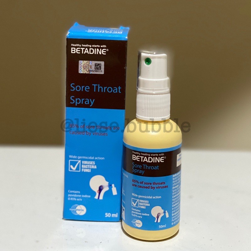 BETADINE Sore Throat Spray Povidone Iodine BETADINE Import Spray