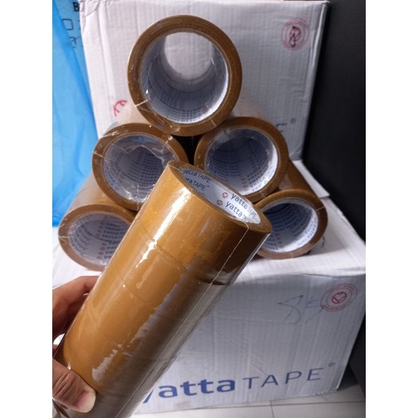 

Lakban YATTA Bening/Coklat 2inch x 50mc