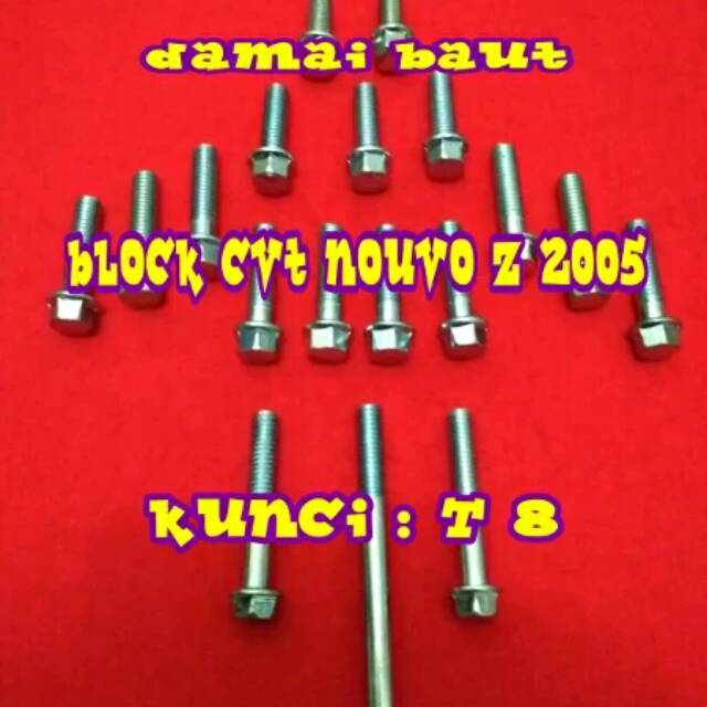 Baut Bak Cvt Baut Blok Nouvo z
