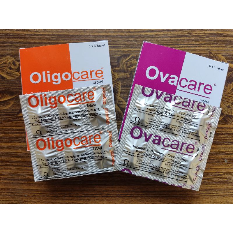 Ovacare dan Oligocare (1strip isi 6tablet)