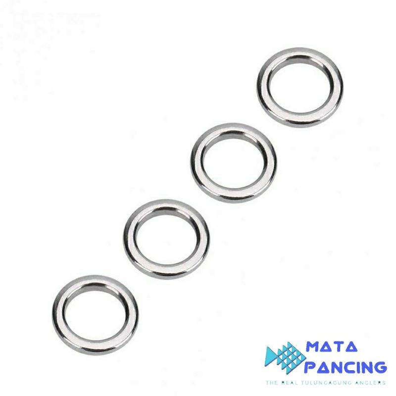 Solid ring stainless untuk assist metal jig