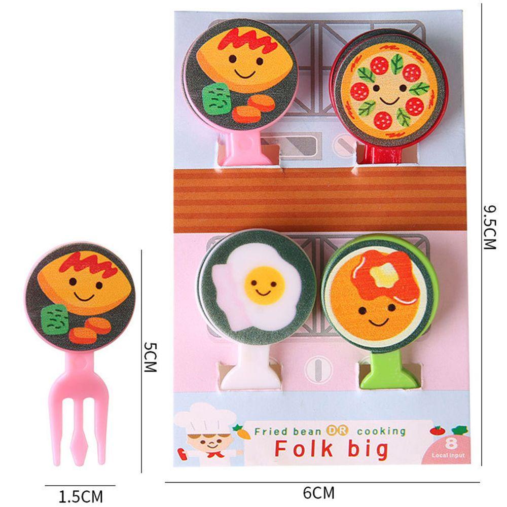 16 / 20pcs Garpu Buah / Sayur Desain Kartun Untuk Dekorasi Pesta Anak