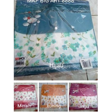 

⇝ MAP PLASTIK FOLIO MOTIF BUNGA KANCING 1 BIG ART 8822 DAN BIG ART 8888 ク