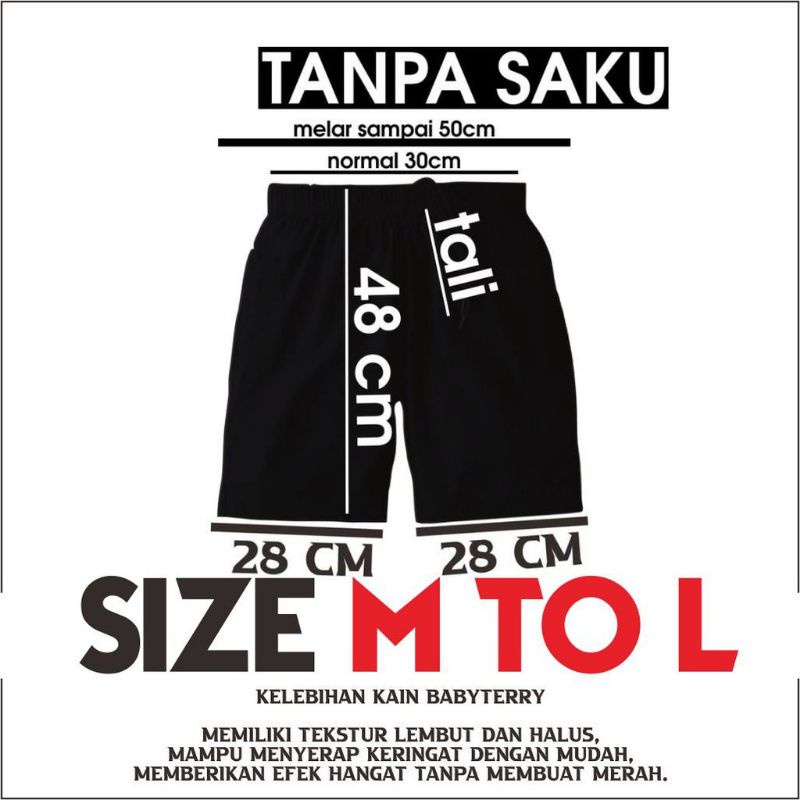 celana pendek boxer api bisa di pakai pria dan wanita (unisex) sablon ruber bahan lotto full melar elastis