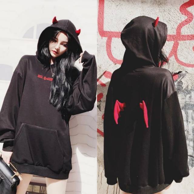 Jaket Jepang/Anime - Devil Wings Hoodie