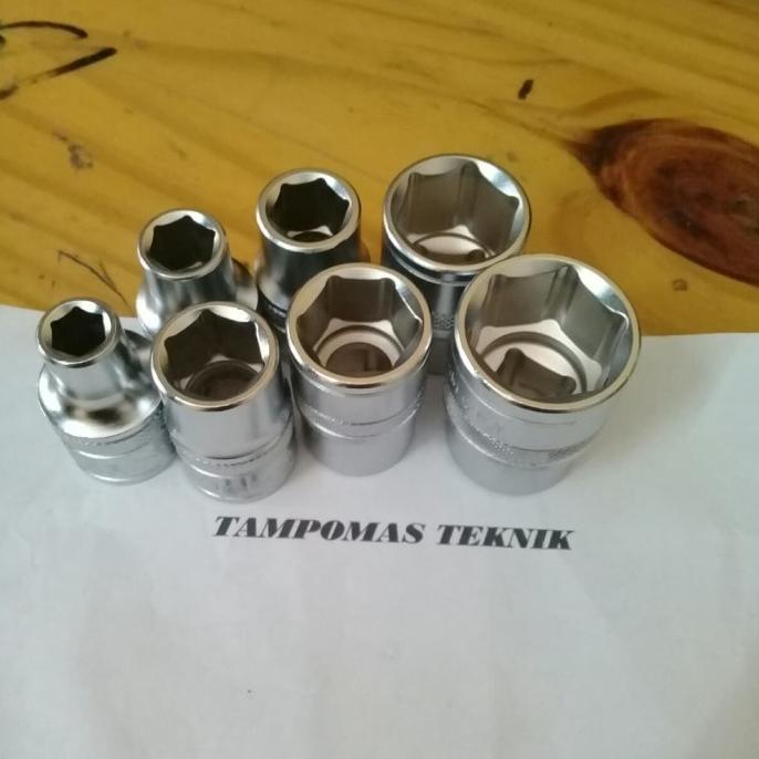 [[ Eferiusaya ]] Mata Sok Tekiro 8-10-12-14-17-19-22 mm Kunci Mata Sok Tekiro 7bh