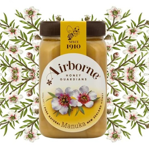 

NazlaStore Madu Airborne MANUKA 500 gram New Zealand Honey Impor Antibiotik Alami