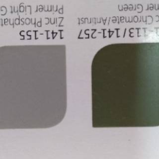  CAT DASAR MENI BESI WARNA GREY DAN GREEN KANSAI PAINT 