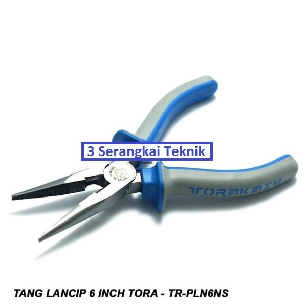 TORA Tang Lancip 6 Inch New Handle Long Nose Pliers TR-LN6-2