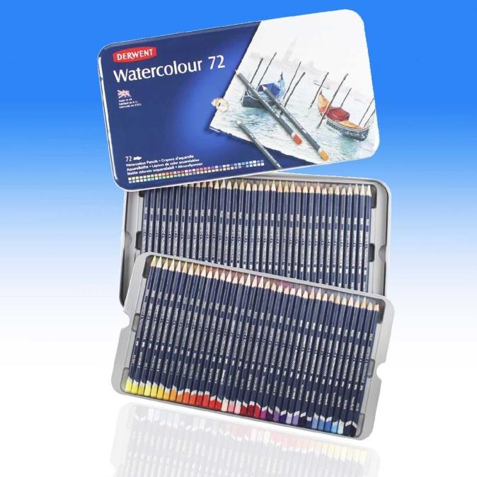 

Pensil Warna Derwent Water Color 72 warna