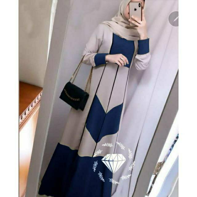 MAXY SHIRAA SINGLE, MOSCREPE, GAMIS HIJAB MUSLIM, MAXY DRESS