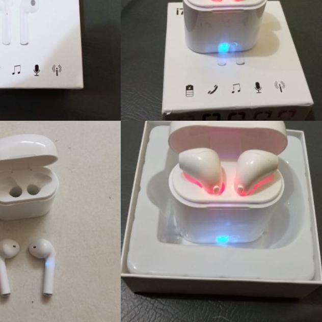 ♔ Headset Blutooth I7S TWS Handfree Hansfree Blutooth I7s Tws Earphone HF Blutooth Wireless I7s Tws