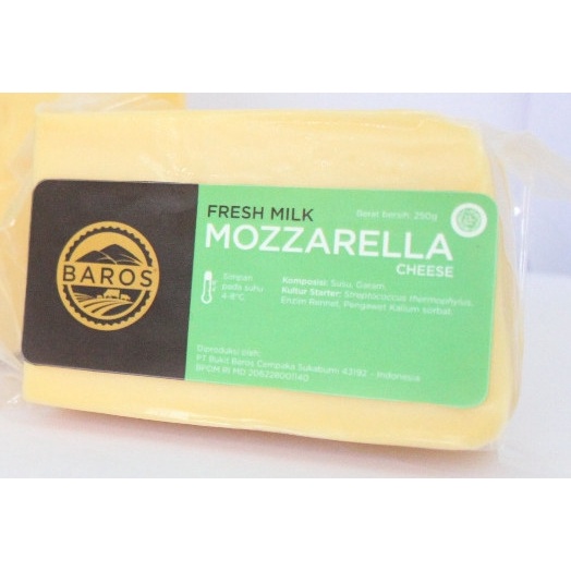 

Keju- Baros Mozarella Cheese 250Gr -Keju.